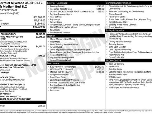 Used 2023 Chevrolet Silverado 3500 LTZ w/ LTZ Plus Package AWD/4WD image 17