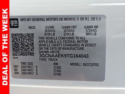 New 2026 Chevrolet Silverado 1500 W/T w/ WT Safety Package image 41