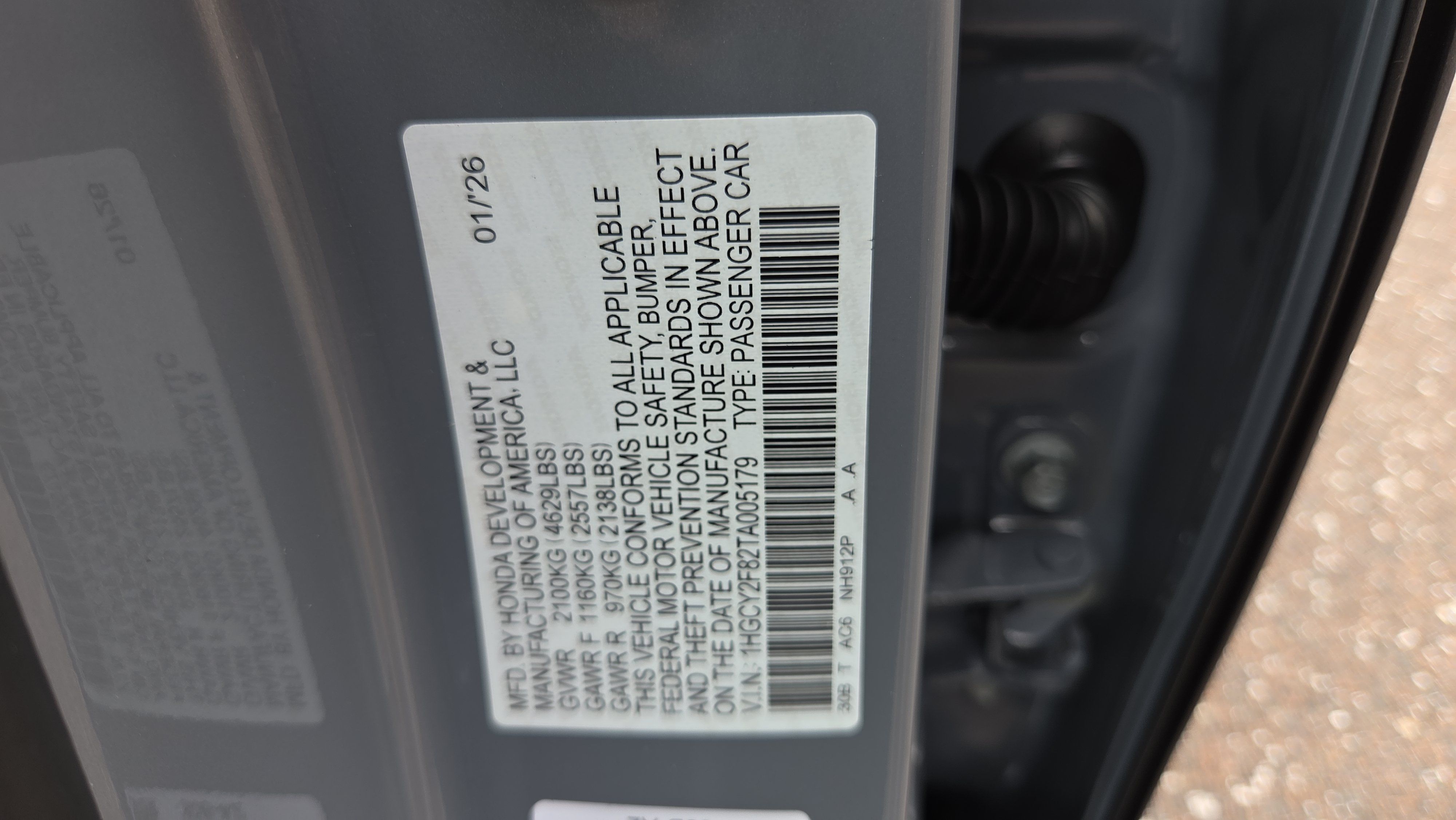 Certified 2026 Honda Accord Touring image 17