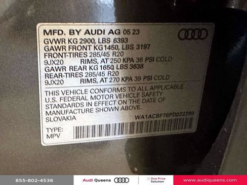 Certified 2023 Audi Q7 2.0T Premium w/ Convenience Package AWD/4WD image 36