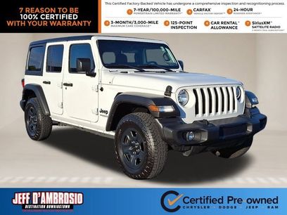Certified 2022 Jeep Wrangler Unlimited Sport