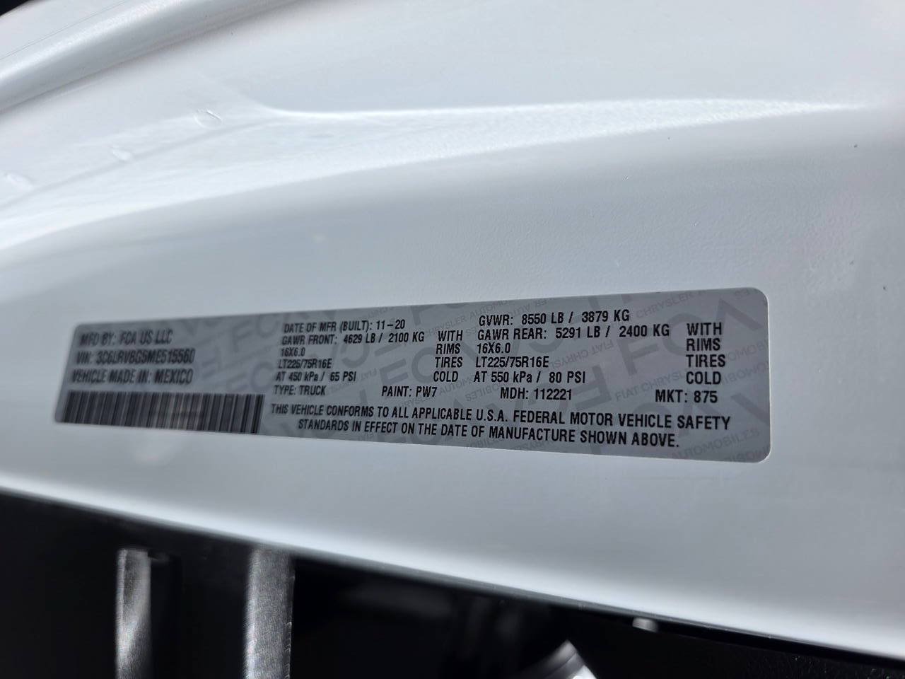 Used 2021 RAM ProMaster 1500 FWD image 28