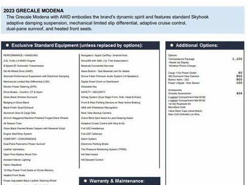 Certified 2023 Maserati Grecale Modena image 2