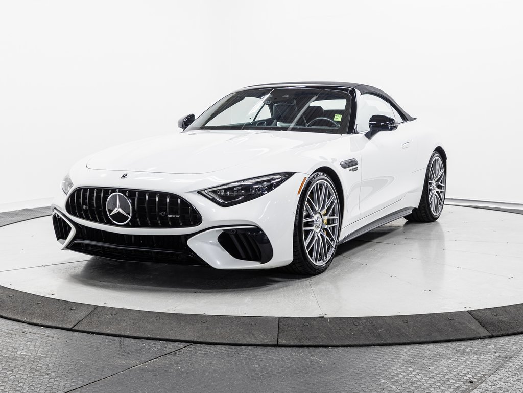 Used 2022 Mercedes-Benz SL 55 AMG 4MATIC w/ Driver Assistance Package image 3