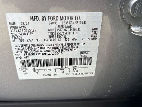 Used 2024 Ford Explorer XLT RWD image 42