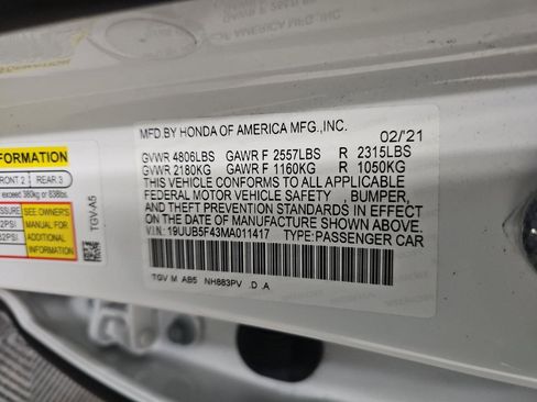 Used 2021 Acura TLX w/ Technology Package image 18