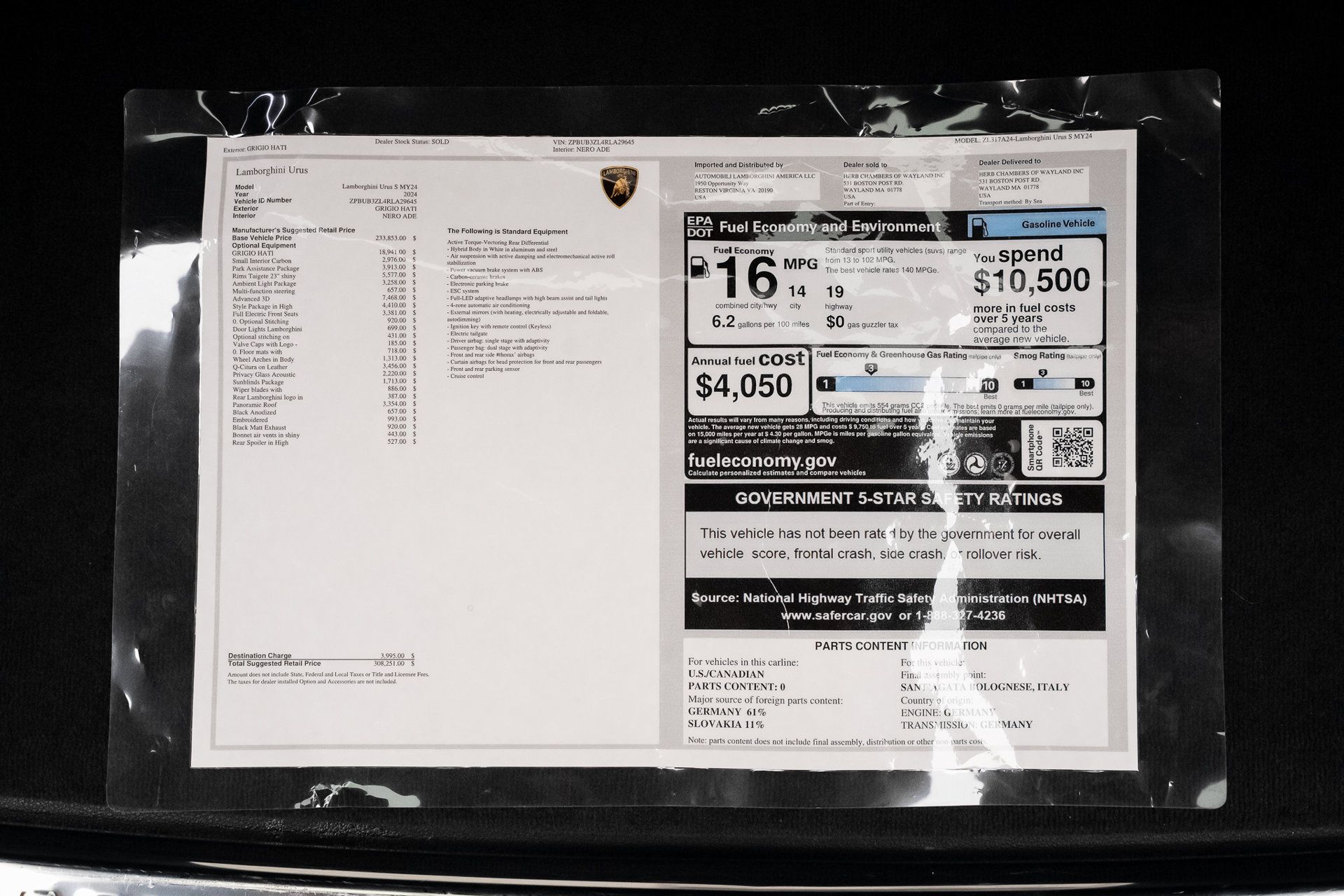 Used 2024 Lamborghini Urus S AWD/4WD image 77