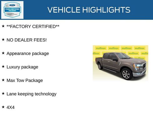 Used 2022 Ford F150 XLT w/ Equipment Group 302A High AWD/4WD image 12