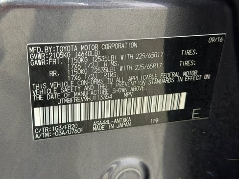 Used 2017 Toyota RAV4 LE w/ All Weather Liner Package image 37