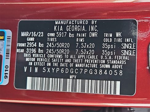 Used 2023 Kia Telluride S w/ S Sunroof Package image 28