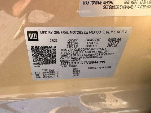 Used 2022 GMC Sierra 1500 Elevation w/ LPO, Elevation Black Package image 20