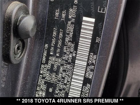 Used 2018 Toyota 4Runner SR5 Premium image 30