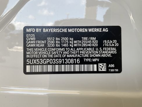 New 2025 BMW X3 xDrive30i w/ Premium Package image 38