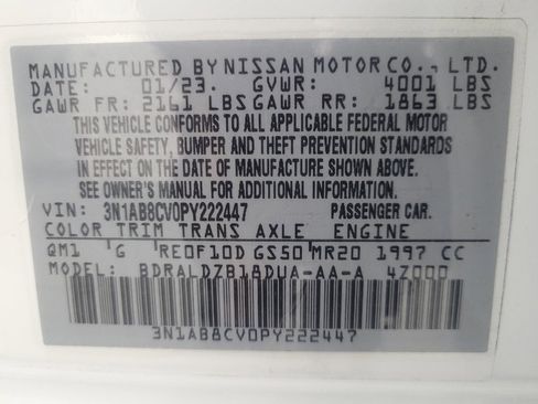 Used 2023 Nissan Sentra SV FWD image 33