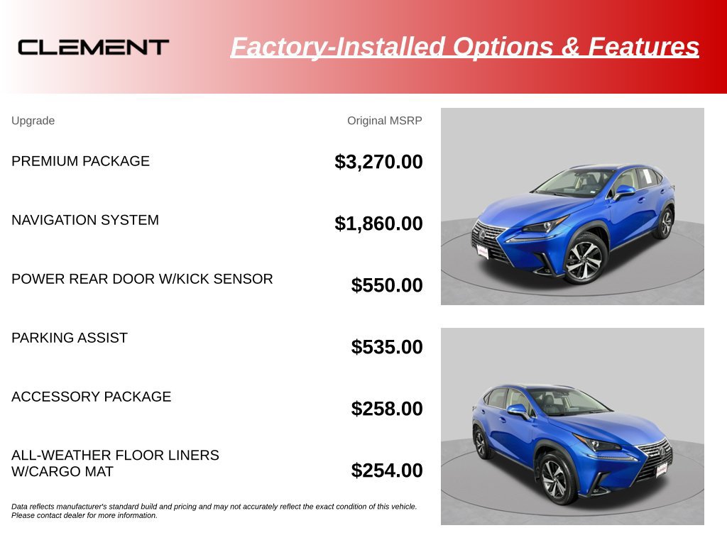 Used 2019 Lexus NX 300 AWD w/ Premium Package image 15