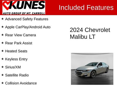 Used 2024 Chevrolet Malibu LT FWD image 3