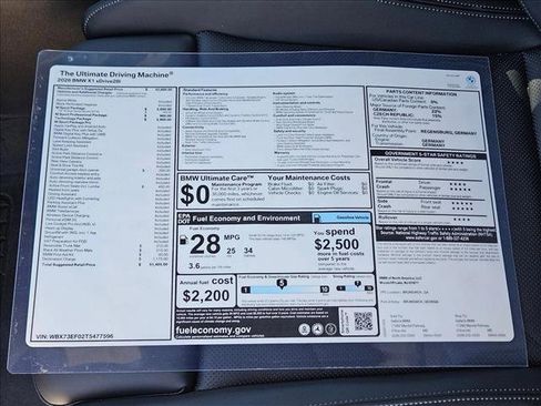 New 2026 BMW X1 xDrive28i w/ Technology Package image 17