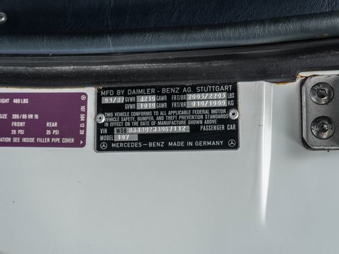 Used 1987 Mercedes-Benz 560 SL image 20
