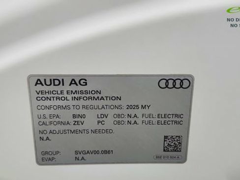 Used 2025 Audi A6 e-tron Prestige w/ Black Warm Weather Package RWD image 65