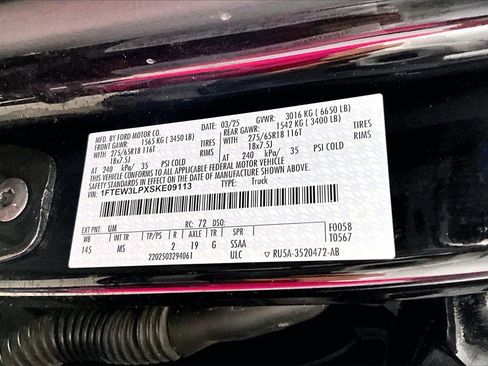 Certified 2025 Ford F150 XLT w/ Equipment Group 301A Standard image 33