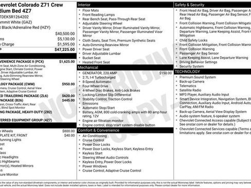 Used 2024 Chevrolet Colorado Z71 w/ Z71 Convenience Package 2 AWD/4WD image 42