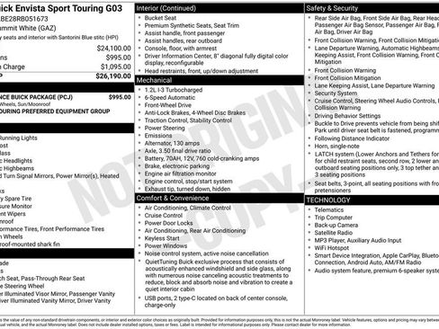 Used 2024 Buick Envista Sport Touring w/ Experience Buick Package FWD image 4