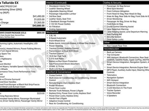 Certified 2023 Kia Telluride EX w/ EX Captain's Chair Package FWD image 8