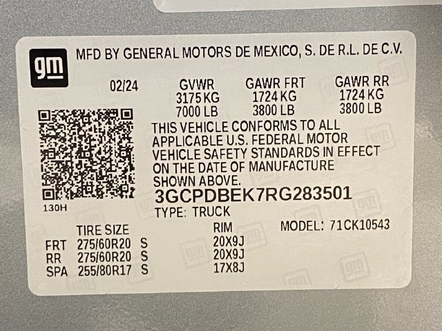 Certified 2024 Chevrolet Silverado 1500 Custom AWD/4WD image 31