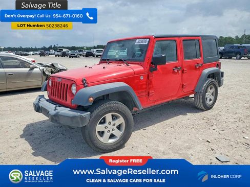 Used 2015 Jeep Wrangler Unlimited Sport w/ Quick Order Package 24S AWD/4WD image 1