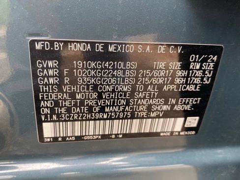 Used 2024 Honda HR-V LX image 20