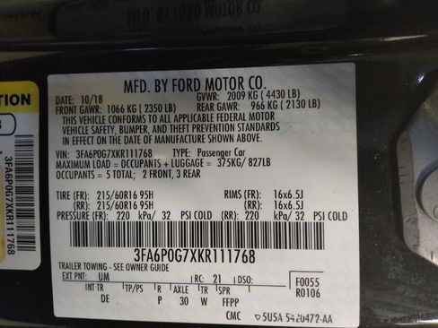 Used 2019 Ford Fusion S FWD image 33