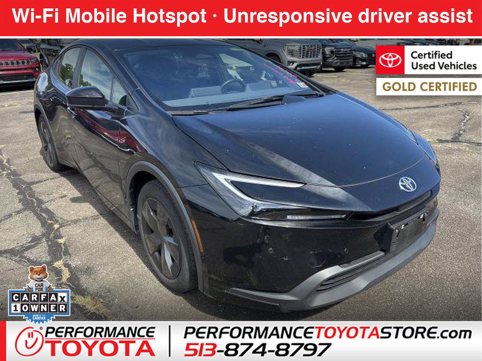 Certified 2025 Toyota Prius LE FWD image 1