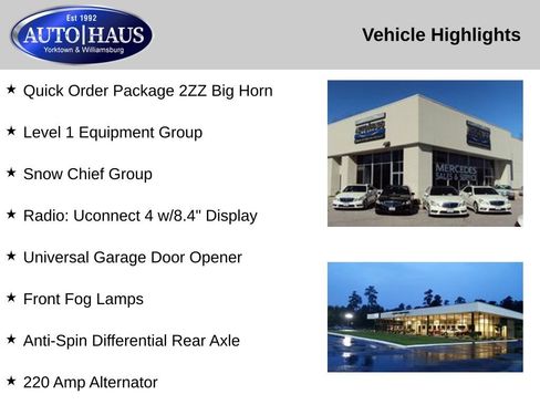 Used 2020 RAM 2500 Big Horn w/ Level 1 Equipment Group AWD/4WD image 2