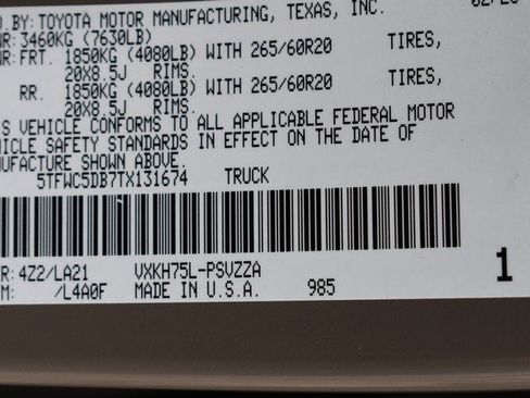 New 2026 Toyota Tundra Platinum image 17