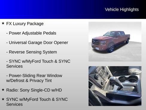 Used 2014 Ford F150 FX4 w/ Equipment Group 402A Luxury image 12