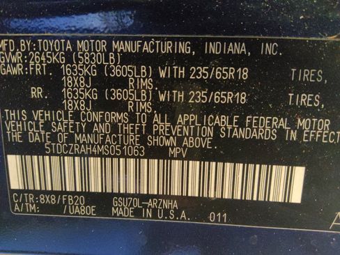 Used 2021 Toyota Highlander L FWD image 33