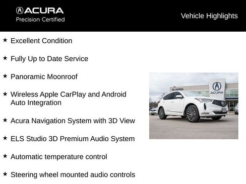 Certified 2025 Acura RDX Advance Package image 5