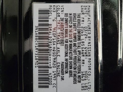 Used 2024 Nissan Sentra SV FWD image 33