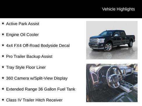 Used 2020 Ford F150 Platinum w/ Technology Package image 26