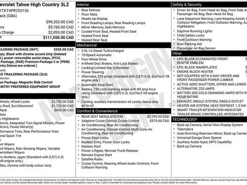Used 2023 Chevrolet Tahoe High Country w/ Max Trailering Package AWD/4WD image 40