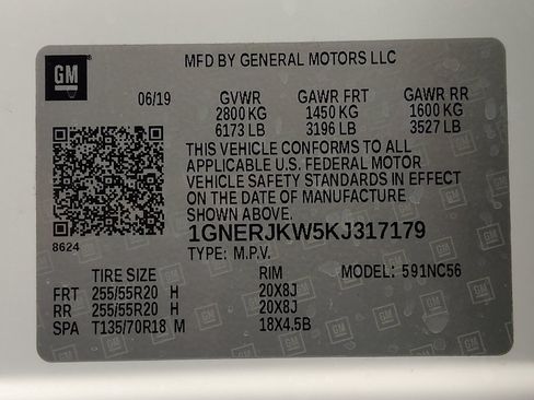 Used 2019 Chevrolet Traverse RS w/ LPO, Floor Liner Package FWD image 33