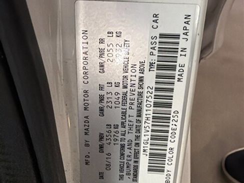 Used 2017 MAZDA MAZDA6 Touring w/ Touring Premium Package FWD image 14