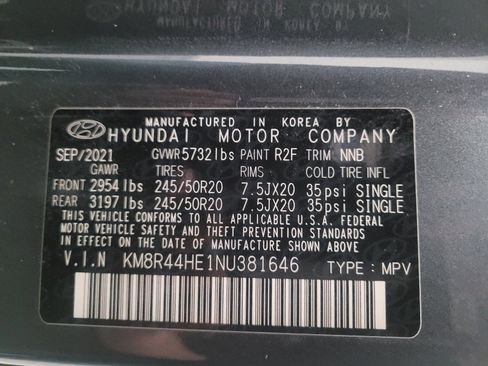 Used 2022 Hyundai Palisade SEL w/ 8P Bench Seat Package FWD image 33