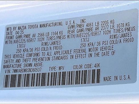 Used 2025 MAZDA CX-50 AWD 2.5 S w/ Premium Package image 36