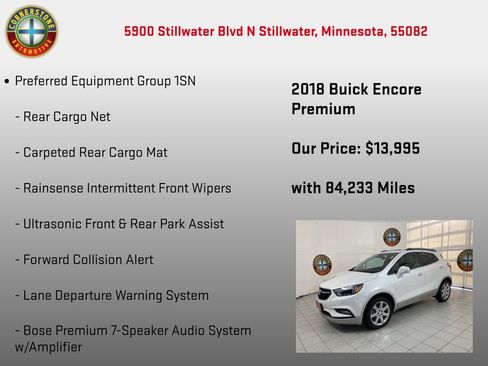 Used 2018 Buick Encore Premium w/ Experience Buick Package image 5