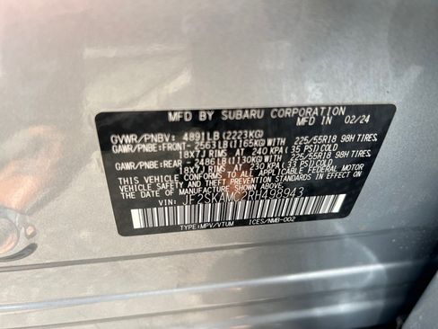 Certified 2024 Subaru Forester Touring w/ Convenience Package AWD/4WD image 16