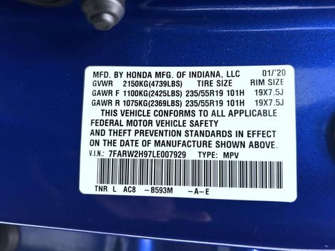 Used 2020 Honda CR-V Touring image 25