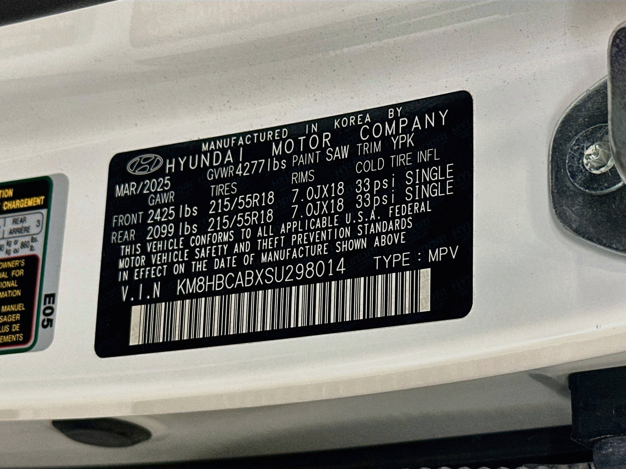 Used 2025 Hyundai Kona SEL AWD/4WD image 12