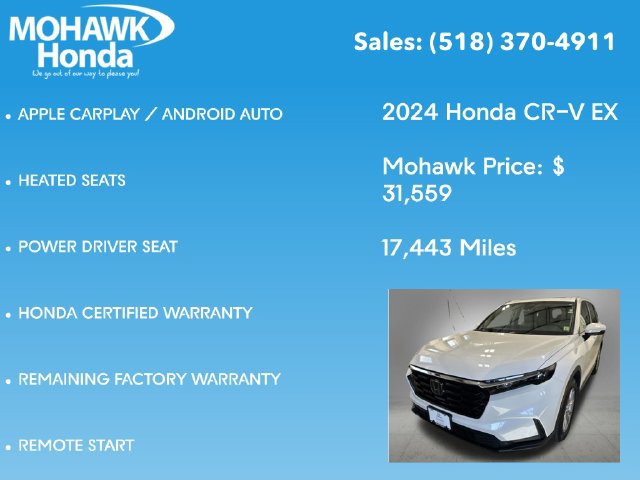 Certified 2024 Honda CR-V EX image 16