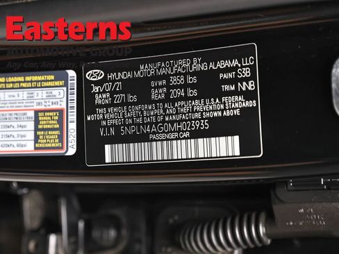 Used 2021 Hyundai Elantra SEL w/ Convenience + Premium Package FWD image 35